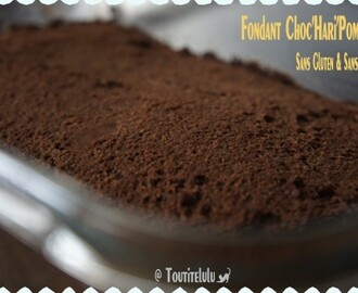 Fondant Choc'Hari'Pom, ou douceur au chocolat et haricot sans gluten, sans lactose et sans caséine