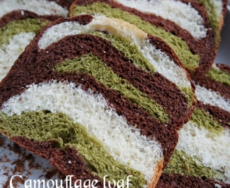 Camouflage Breadmaker Loaf 迷彩面包机吐司 （中英加图对照食谱）