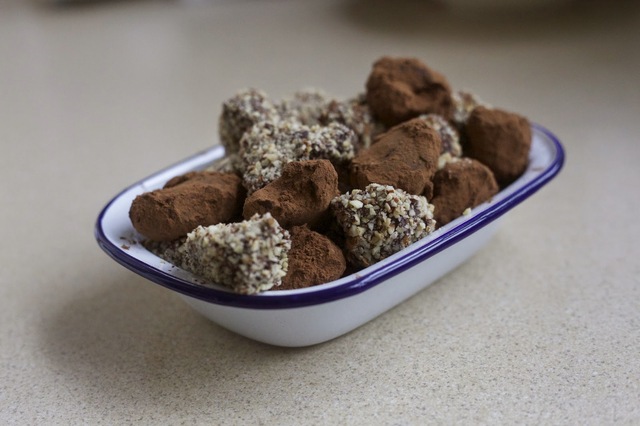 Fotorecept: Čokoládové truffles podľa Jamieho Olivera