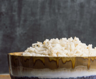 é a mais genial descoberta para um almoço de verão: como fazer um maravilhoso arroz de coco