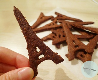 Cocoa Eiffel Tower cookie 可可艾菲爾鐵塔餅乾