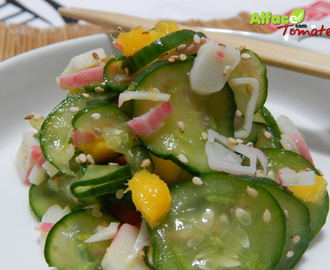 Sunomono – Salada de Pepino Japonês