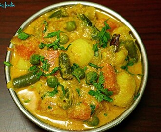 Star Hotel Style Veg Kurma.!!||| Delicious Vegetable Kurma For Chapathi, Roti & Phulka