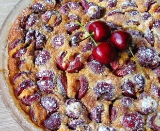 Classic French cherry clafoutis... recipe by Nigel Slater