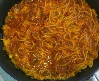 Spaghetti Omelet