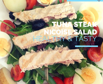 World Cup Special Recipe - France vs Switzerland - Tuna Steak Nicoise Salad
