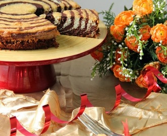 Zebra Cake/ Crouching Tiger Cake/ Vanilla and Chocolate Cake