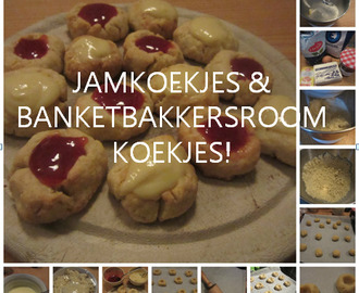 Recept: Jamkoekjes & Banketbakkersroom koekjes!