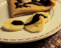 Naleśniki z kremem bananowym i polewą czekoladową