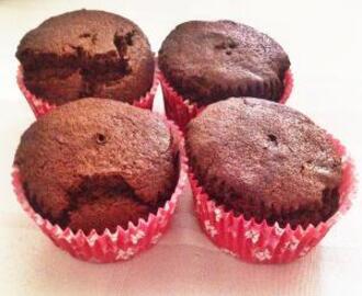 Chocolade cupcakes uit de Airfryer (of oven)