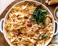 TikTok pasta med fetaost och tomater