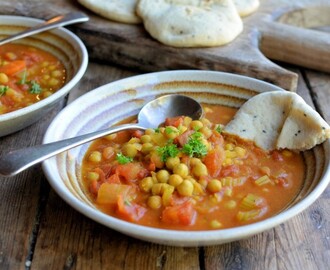 On the Spice Trail: Moroccan Harissa and Chickpea Potage Recipe (5:2 Diet)
