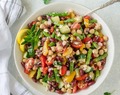 Greek Three Bean Salad {Recipe Video}