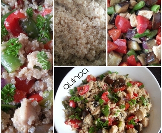Gezonde quinoa salade