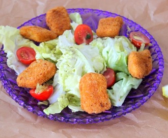 Grüner Salat mit Hühnernuggets {Iglo}