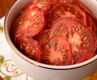 Tomates Deshidratados Caseros (Receta SCD, GFCFSF, Vegana, RAW)