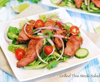 遠見網路獨享。清爽開胃泰美味：泰式烤牛肉沙拉 Grilled Thai Steak Salad