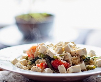 Makkelijke maaltijd: Couscous met spinazie, feta & sperzieboontjes