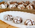 Increíbles "Crinkle Cookies" de chocolate