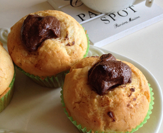 Muffin con cuore di cioccolato