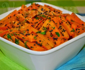 Salada de Cenoura com Molho Tahine