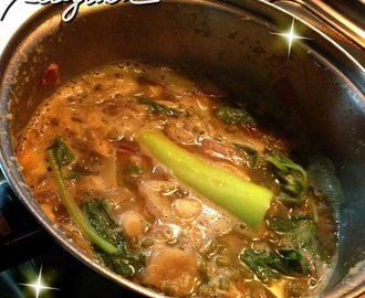 Cooking Munggo with Ginger (Soup Recipe)