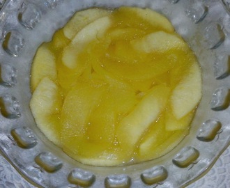 Manzana con Miel y Limón