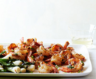 Grilled Shrimp with Miso Butter