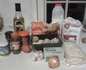 Recipe: Quorn Chicken and Mushroom Pie