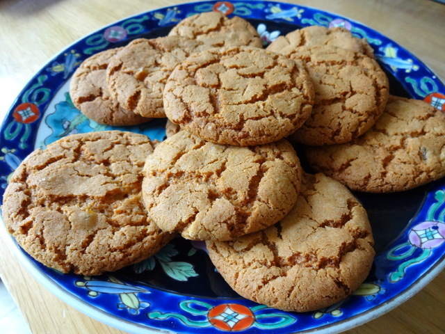 Delicious ginger biscuits