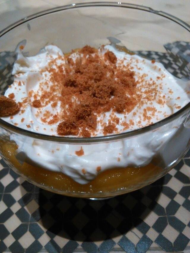 Mango-mascarpone dessert