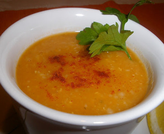 Török vöröslencse leves (Kırmızı mercimek çorbası)