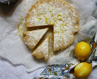 Lemon and Polenta Cake. Citrónový koláčik s polentou.