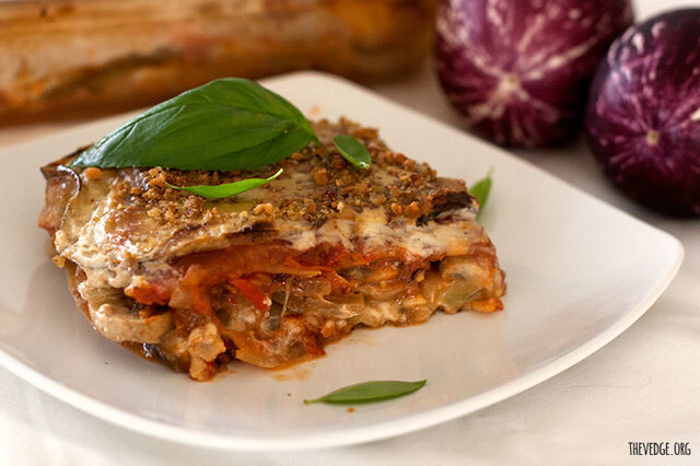 Eggplant Lasagna (Gluten Free, Vegan, Soy Free, Dairy Free, Corn Free)