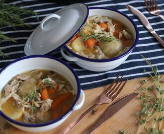 My Homely Gluten Free Chicken Stew and Dumplings Recipe (dairy free and low FODMAP)