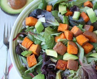 Sweet Potato Salad with Lime Miso Dressing