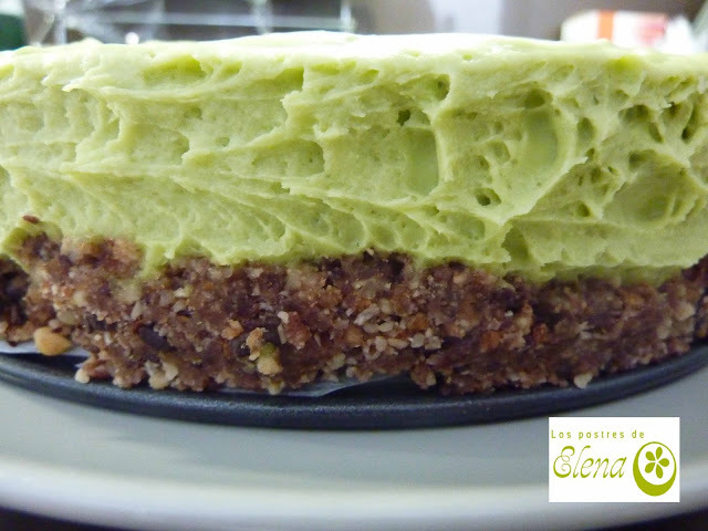 Cheesecake de aguacate y lima