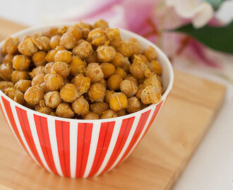 Crispy Coated Chickpea Popcorn (Vegan + Gluten Free)
