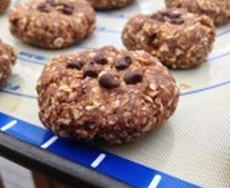 No-Bake High Energy Chocolate Peanut Butter Cookies
