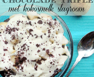 Bespaar op je Boodschappen Dag #15: Chocolade Trifle met Kokosmelk Slagroom