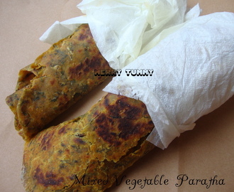 Mixed Vegetable Paratha- A Healthy Choice