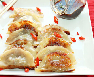 Creole Pot Stickers with Andouille and Chicken