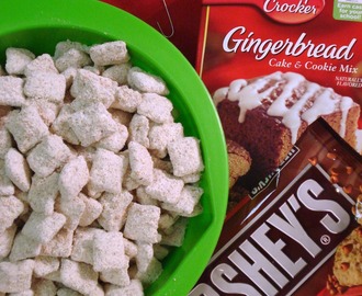Gingerbread Puppy Chow