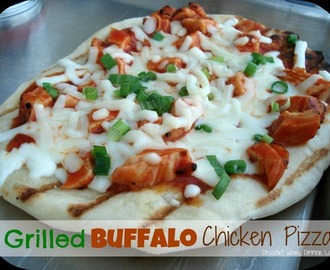 Grilled Buffalo Chicken Pizza