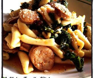 Cavatelli with Chicken Sausage and Kale