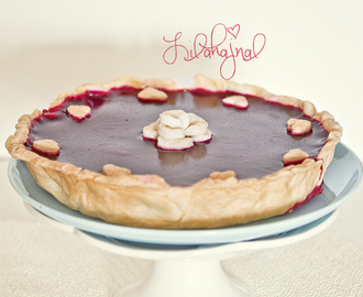 Cheesecake al profumo di rosa - Rózsaillatú sajttorta erdei gyümölccsel