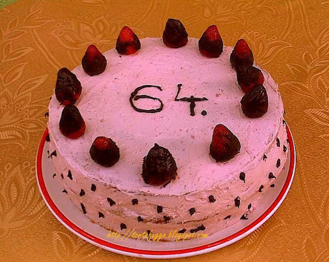 Eperkrémes torta születésnapra