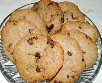 Fehérjedús tripla csoki keksz (diétás amerikai cookie recept)