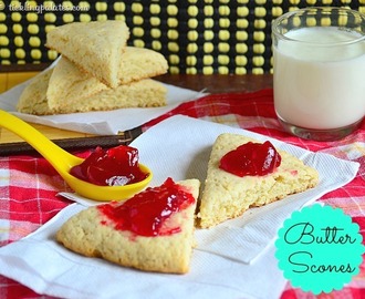 Butter Scones Recipe | The Easiest and Best Eggless Scones Ever