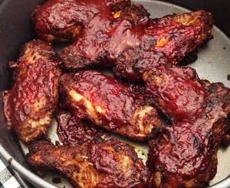 Chicken wings BBQ-style uit de Airfryer